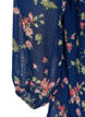A-linjeformet tunika med blomsterprint, Bl&aring;, Packshot image number 3