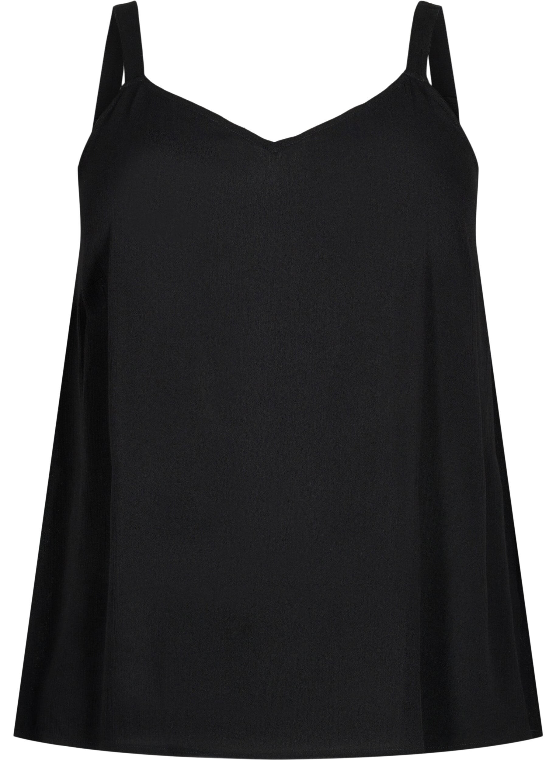 ZizziTopp i viskose, Black, Packshot image number 0
