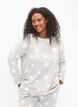 Langermet bluse med stjerner, Grey Star, Model image number 0