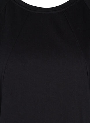 Kjole med 3/4-ermer og lommer, Black, Packshot image number 2