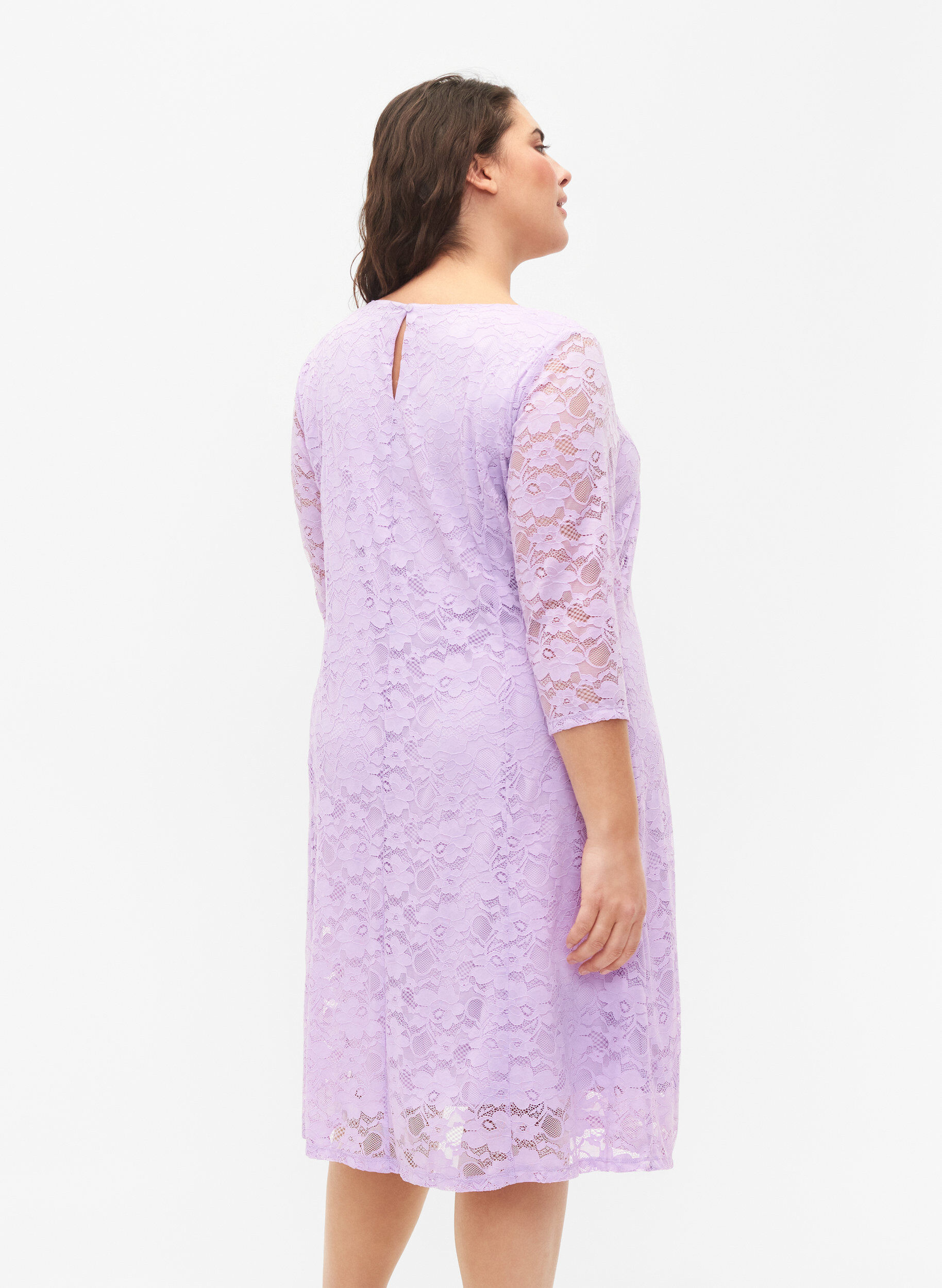 ZizziBlondekjole med 3/4-ermer, Lavendula, Model image number 1