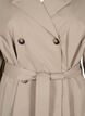 Klassisk lang trenchcoat med belte, Chinchilla, Packshot image number 2