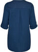 Bomullsmuslin tunika med broderie anglaise, Bl&aring;, Packshot image number 1