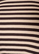 Stripete bluse med lange ermer, Brun, Packshot image number 2