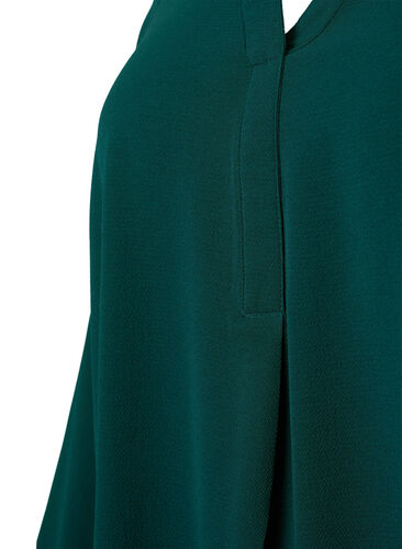 Kjole med lange ermer og V-hals., Scarab, Packshot image number 2