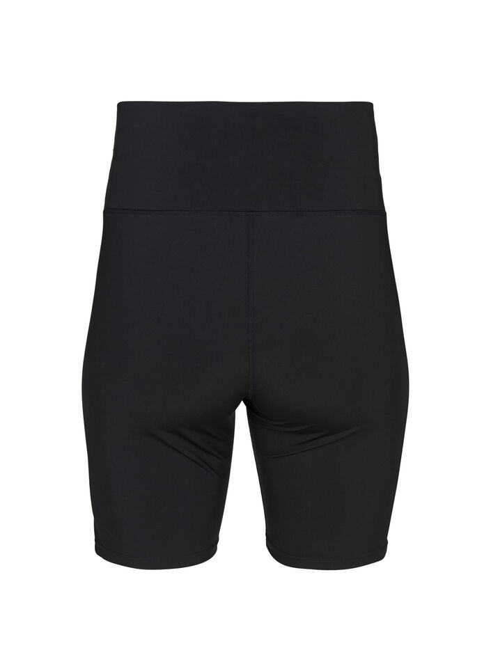Tettsittende treningsshorts, Black, Packshot