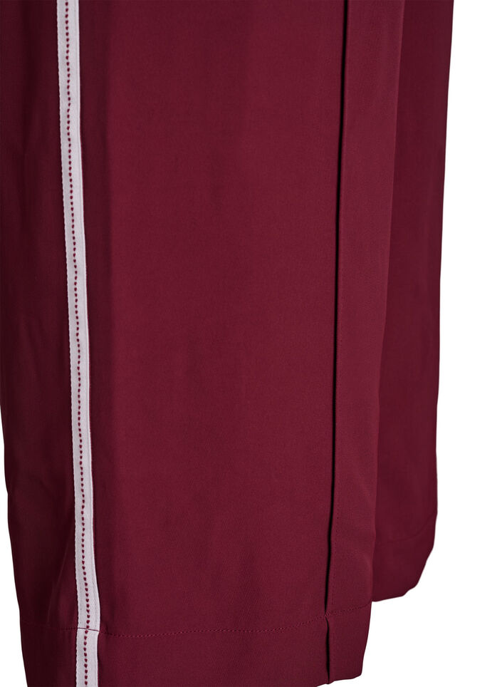 Sporty bukser med rette ben og sidestriper, T. Port Orch Stripe, Packshot