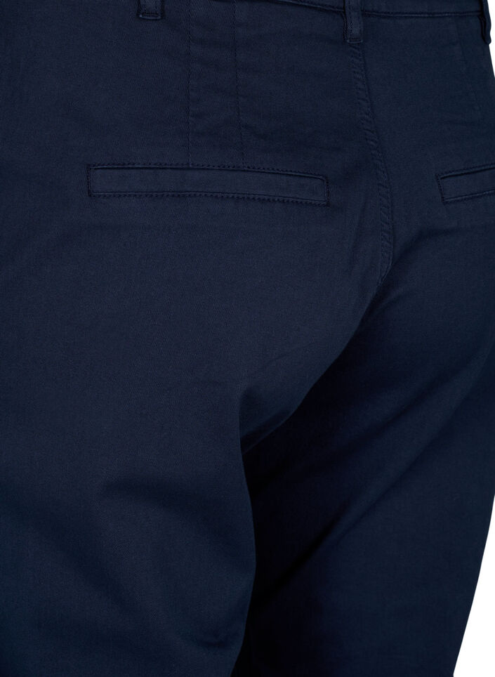 Chinos i bomull, Navy Blazer, Packshot image number 3