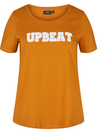 T-skjorte i bomull med trykk, Cathay Spice UPBEAT, Packshot image number 0