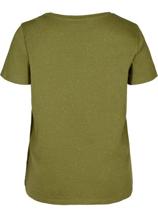 T-skjorte med v-hals, Green, Packshot image number 1