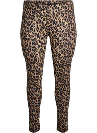 Viskoseleggings med sebratrykk, Light Leo AOP