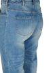 7/8-lengde jeans med rå kanter og høyt liv, Blå, Packshot image number 3