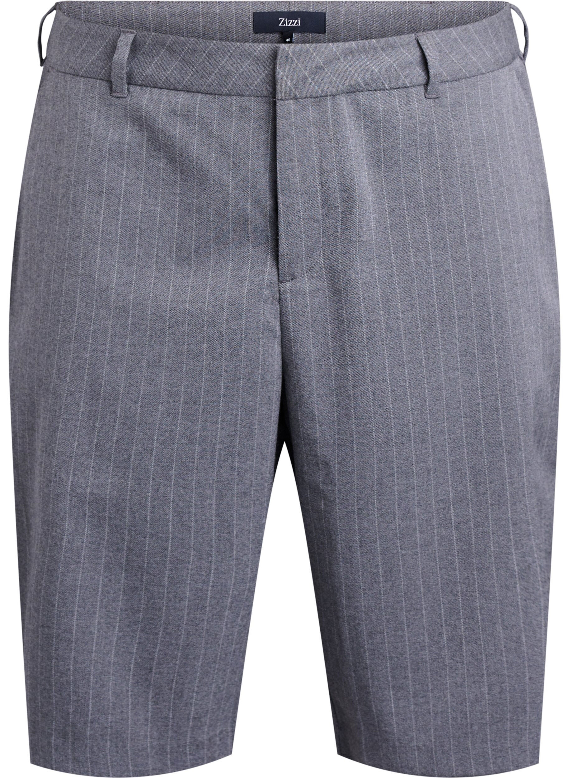 Pinstripe Bermuda-shorts med Loose fit