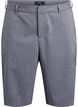 Pinstripe Bermuda-shorts med Loose fit, Grå, Packshot image number 0