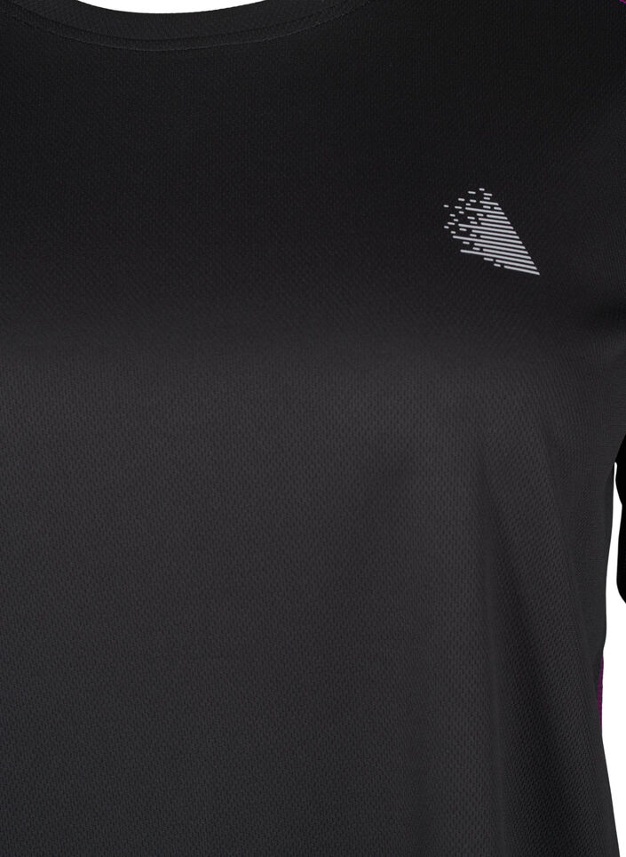 To-tone termisk topp med lange ermer, Black w. Charisma, Packshot