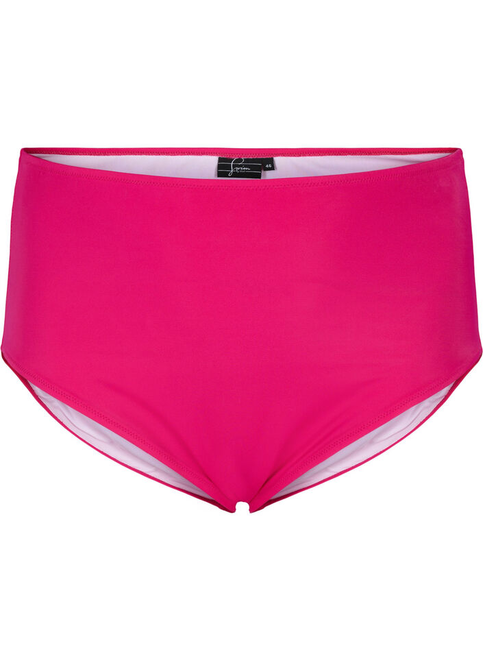 Bikinibunn med høy midje, Rosa, Packshot image number 0