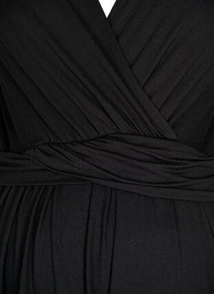 Zizzi Kortermet bluse til gravide, Black, Packshot image number 2