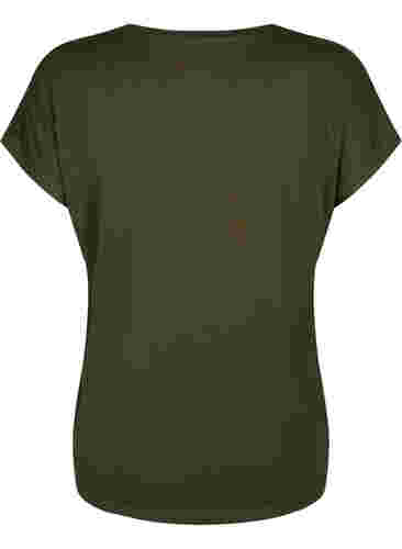 Kortermet trenings T-skjorte, Forest Night, Packshot image number 1