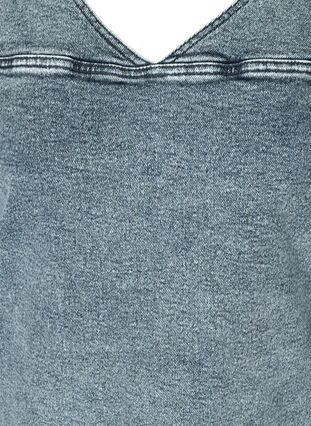 Denimkjole med 3/4-ermer, Light blue denim ASS, Packshot image number 2