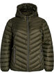 Lett jakke med hette, Grønn, Packshot image number 0
