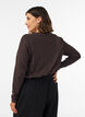 Langermet basis-T-skjorte med rund hals, Brun, Model image number 2