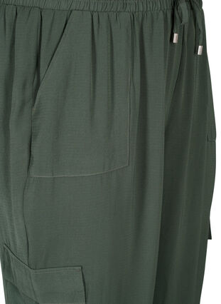 Zizzi Bukse med cargo-lommer, Thyme, Packshot image number 2