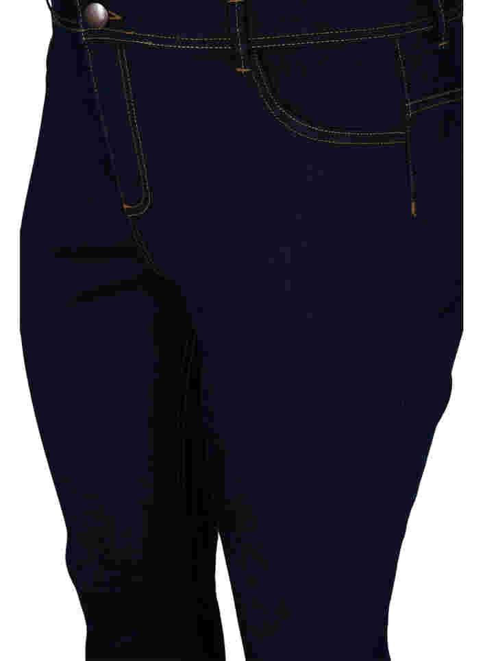 Ekstra slim Nille jeans med høyt liv, Blue denim, Packshot image number 2