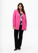 Klassisk blazer med knappelukking, Pink Yarrow, Model image number 2