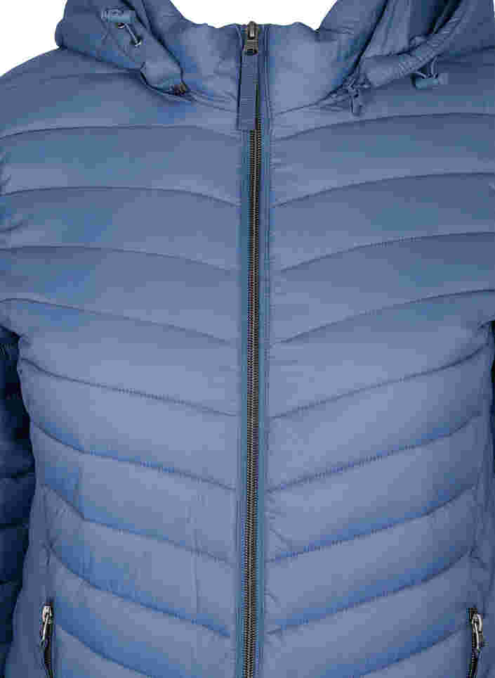 Lettvektsjakke med avtagbar hette og lommer, Bering Sea, Packshot image number 2