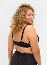 Blonde-BH med mesh, Black, Model