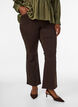Ellen bootcut-jeans i farget denim, Brun, Model image number 2