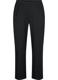 FLASH - Bukser med straight fit, Svart FLASH - Bukser med straight fit
