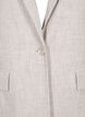 Melert blazer med knappelukking, String, Packshot image number 2
