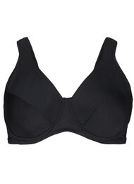Heldekkende bikinioverdel med bøyle, Black