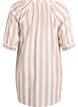 Bomullstunika med V-hals, Beige, Packshot image number 1