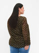Bluse med trykk og lange ermer, Green Ethnic AOP, Model image number 1