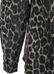 Leopardmønstret denimskjorte med knapper, Grå, Packshot image number 3