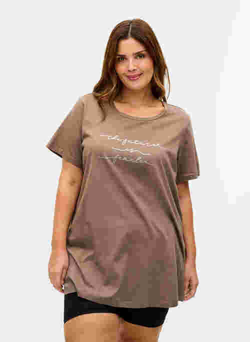 Oversized T-skjorte i økologisk bomull