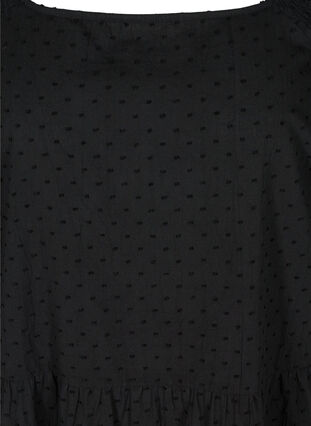 Kjole med 3/4-ermer og A-form, Black, Packshot image number 2
