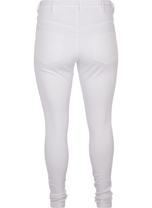 Super slim Amy jeans med høyt liv, White, Packshot image number 1