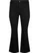 FLASH - Høytlivs jeans med bootcut, Svart, Packshot image number 0
