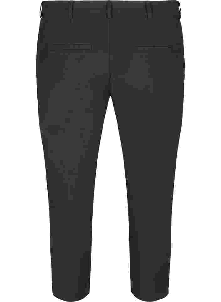Klassiske bukser med ankellengde, Black, Packshot image number 1
