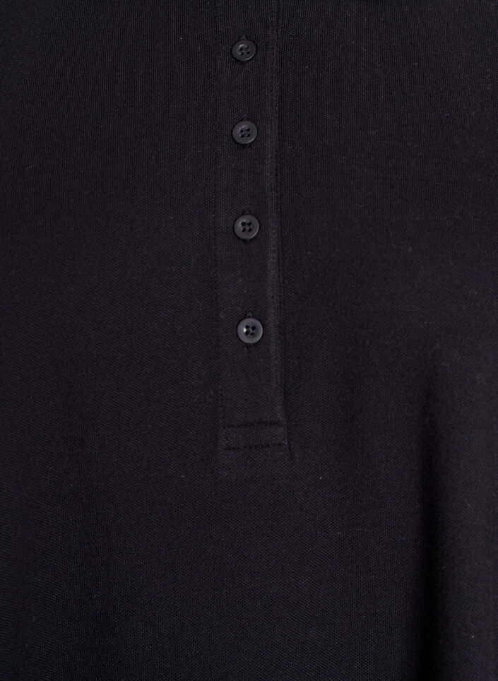 Kort A-formet polokjole, Svart, Packshot image number 2