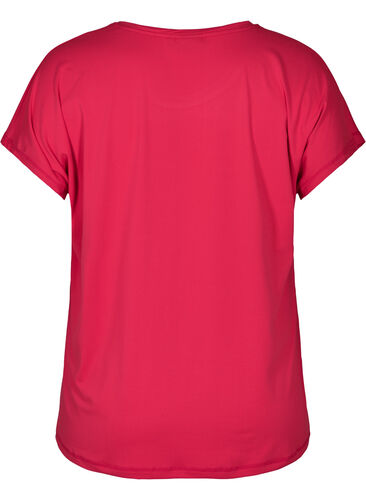 Kortermet trenings T-skjorte, Azalea, Packshot image number 1