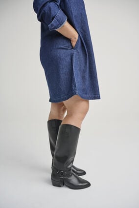 Zizzi Støvel med avtakbart skaft, , Model