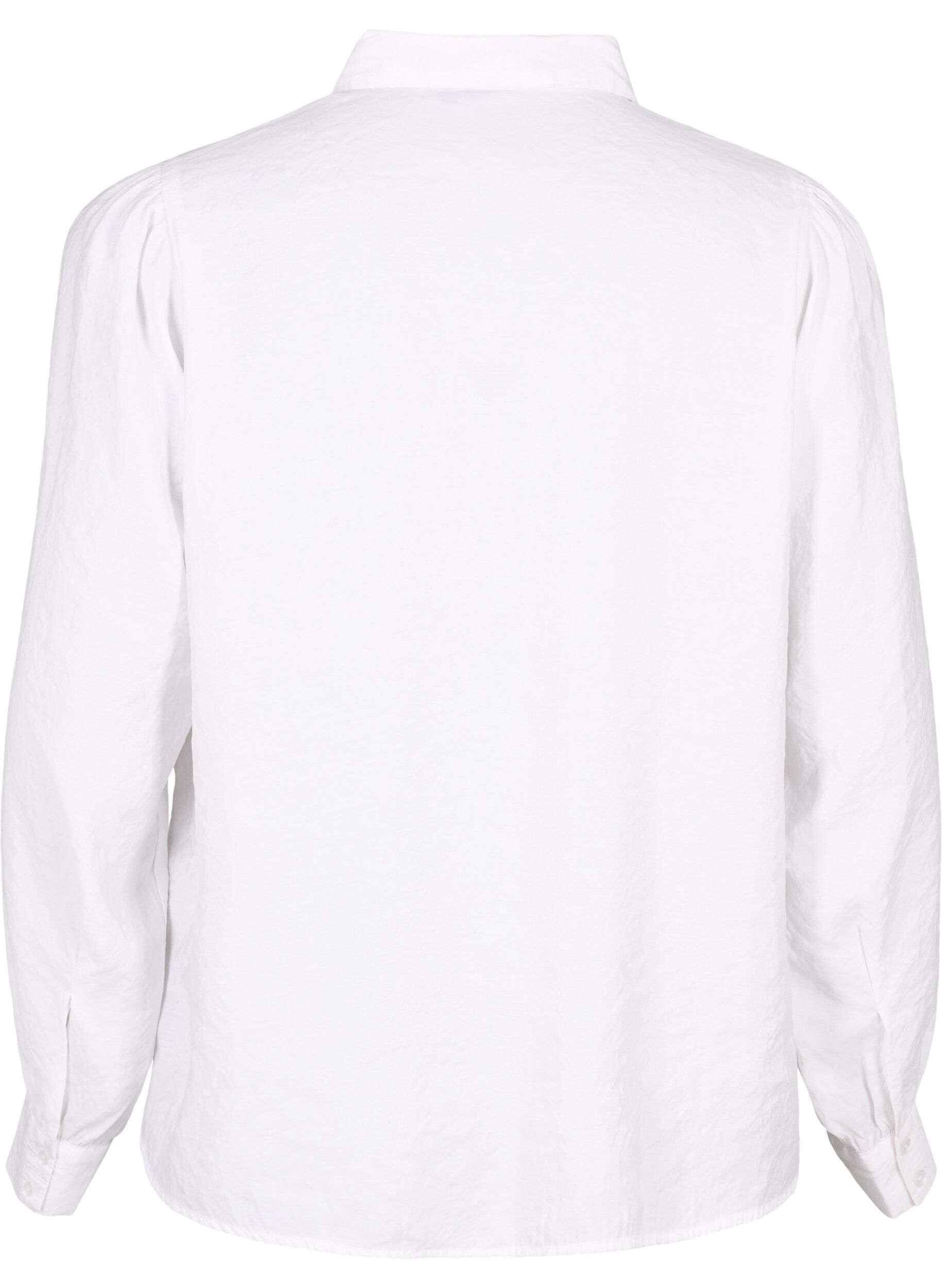 ZizziLangermet skjorte i Tencel &trade; Modal, Bright White, Packshot image number 1