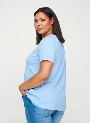 Basis t-skjorte, Forever Blue, Model image number 1