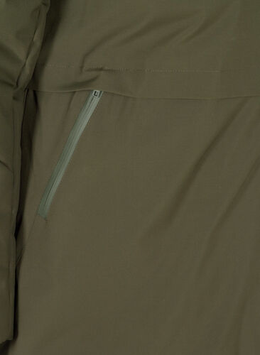 Vinterjakke med justerbar midje, Forest Night, Packshot image number 3