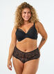 Blonde-BH med polstrede sk&aring;ler, Svart, Model image number 1