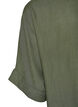 Viskosebluse med heklet kant og knapper, Gr&oslash;nn, Packshot image number 3
